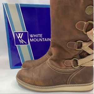 White Mountain/ brown winter boot